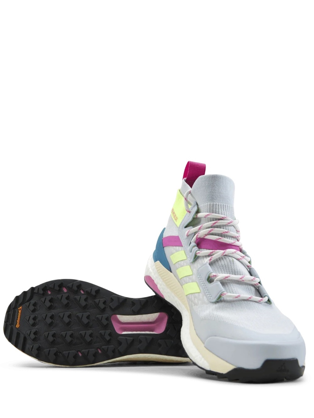Adidas Terrex Free Hiker Primeblue 340 Halo Blue/Yellow/Pink Size 8